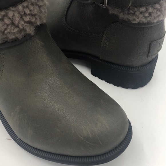 UGG Blayre Slate Boot IVE Sheepskin Leather Boot - Picture 2 of 8
